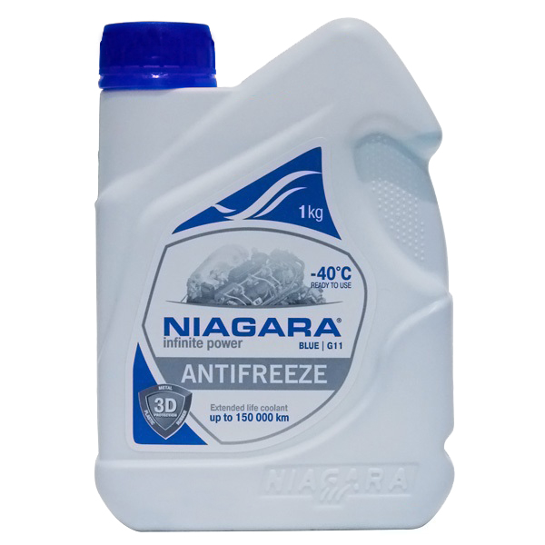 Купить Niagara 001001003006 Антифриз Blue G11 (синий), 1 л
