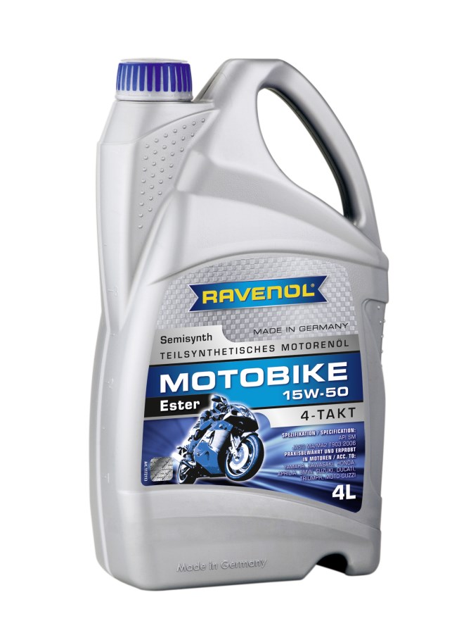 Купить Ravenol 4014835731295 Motobike 4-T Ester 15W-50 (4л) new