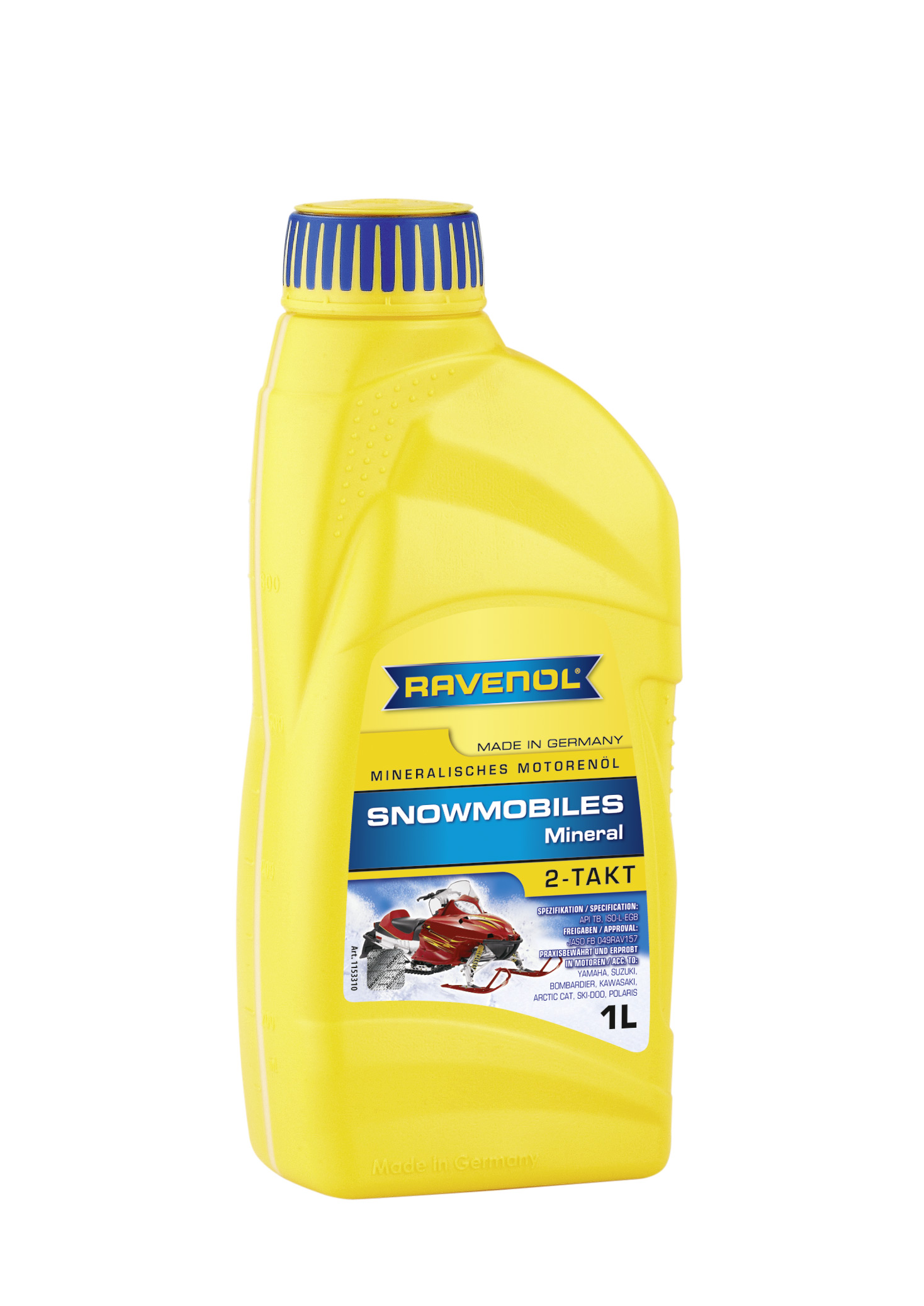 Купить Ravenol 4014835729513 Масло для 2-Такт снегоходов Snowmobiles Mineral 2-Takt ( 1л) new