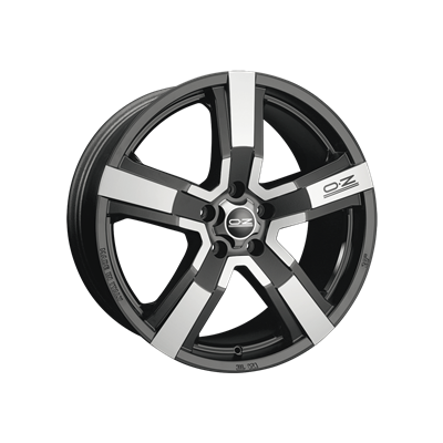 Купить Oz WHS056837 Versilia 20/9,5 ET40 Matt black + diamond cut