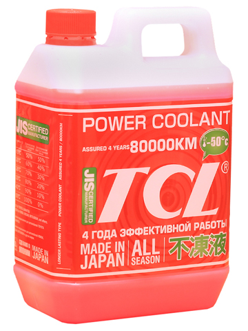 Купить Tcl 33428 Антифриз Power Coolant -50C красный, 2 л итра