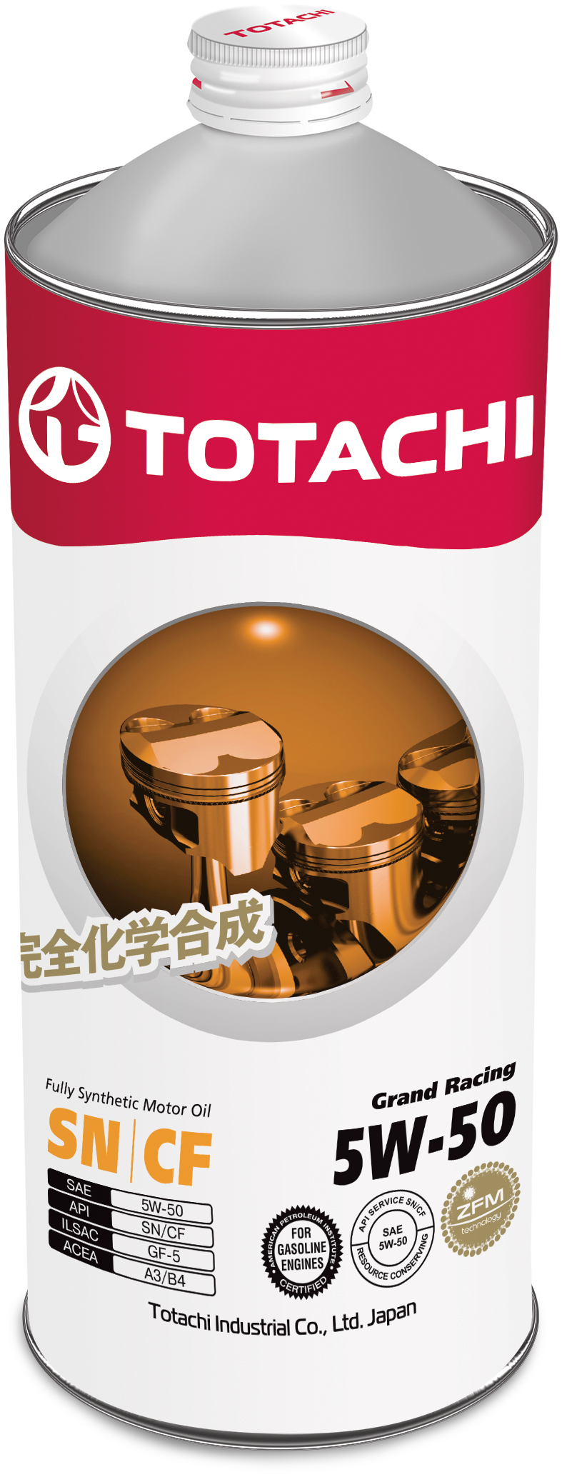 Купить Totachi 4562374690691 Grand Fuel Fully Synthetic SN/CF 5W-50, 1л