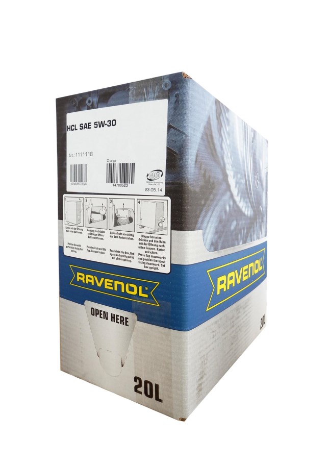 Купить Ravenol 4014835773226 HCL SAE 5W-30 (20л) ecobox