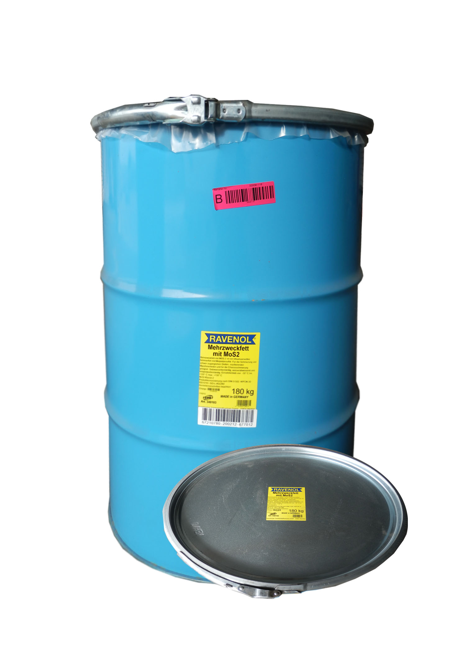 Купить Ravenol 4014835200371 Смазка Mehrzweckfett m.MOS 2 (180кг)