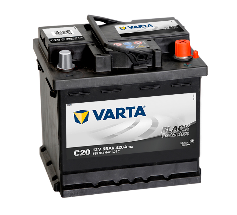Купить Varta 555064042 Promotive Black C20 55/Ч 555064042