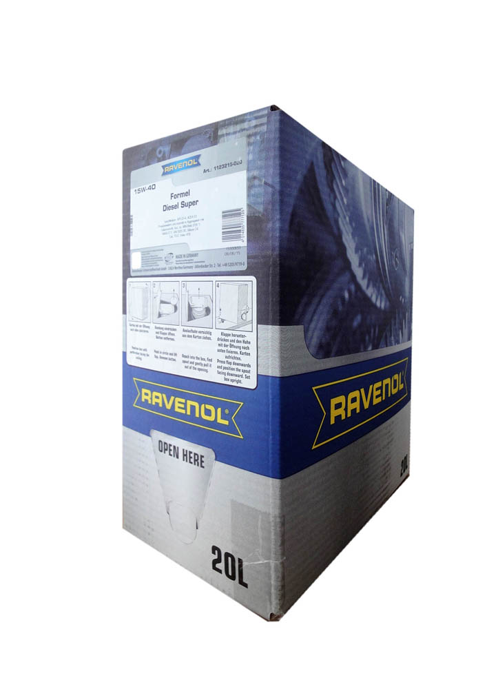 Купить Ravenol 4014835777125 Formel Super Diesel 15W-40 (20л) ecobox