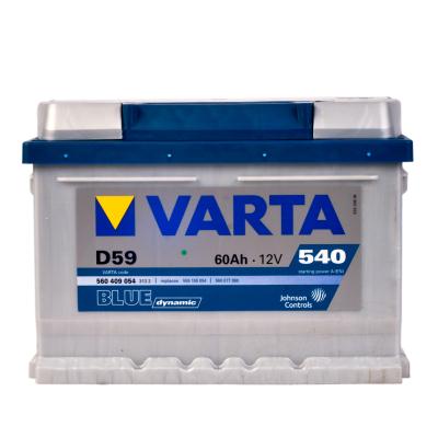 Купить Varta 560409054 Blue Dynamic D59 60/Ч 560409054