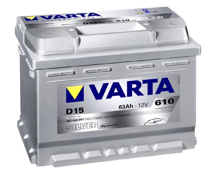 Купить Varta 563400061 Silver Dynamic D15 63/Ч 563400061